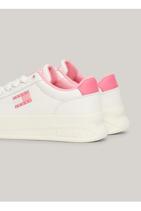 Tommy Hilfiger Bej Kad n Deri Sneaker EN0EN02500YBI Fiyat Yorumlar Trendyol