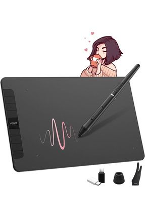 Vk1060 10x6" 6 Kısayol Tuşlu Sağ/sol El Uyumlu Grafik Tablet+kalem