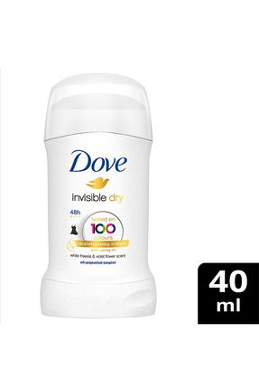 Kadın Stick Deodorant Invisible Dry 1/4 Nemlendirici Krem Etkili 40ml X1 Adet