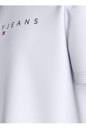 Tommy Jeans Duz Beyaz Erkek T Shirt DM0DM17993YBR Fiyat Yorumlar Trendyol