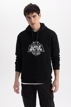 Defacto Ac dc Regular Fit Kapu onlu Sweatshirt X4639az23sp Fiyat Yorumlar Trendyol