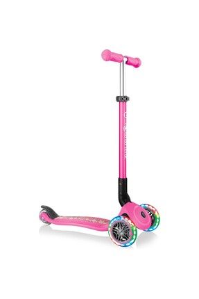 PRIMO KATLANABİLİR FANTASY LIGHTS - Çocuklar için 3 Tekerlekli Scooter-Pembe