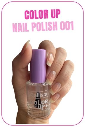 Color Up Nail Polish Oje 001 Clear Water - Şeffaf