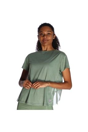 Cicogna Kadın Yeşil Günlük Stil T-shirt 23kktp18d01-sge