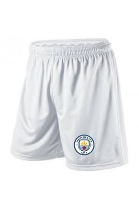 Manchester City Beyaz Futbol Şortu Halısaha Şortu