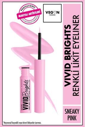 Vivid Brights Likit Eyeliner - Sneaky Pink