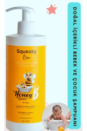 Squeaky Bee Saç Ve Vücut Şampuanı 500 ml