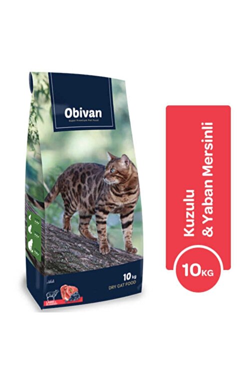 Obivan Kuzu Etli Ve Yaban Mersinli Kedi Mamasi 10 Kg Fiyati Yorumlari Trendyol