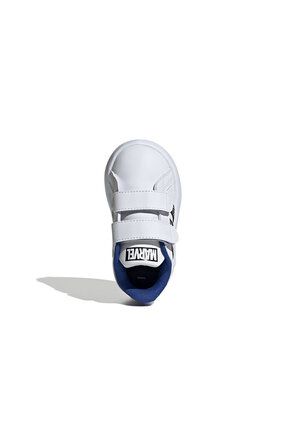 adidas Grand Court Spider man Cocuk Beyaz Gunluk Sneaker