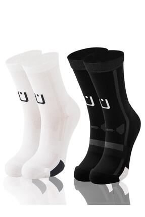 2'li Paket Bisiklet Ve Yürüyüş Çorabı - Reflektörlü Yüksek Performans Çorabı