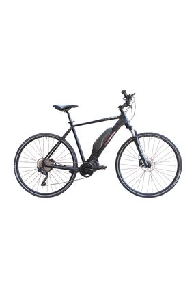E - Trekking - 28'' Jant 21'' 53cm (L - Xl) Kadro Elektrikli Bisiklet - Siyah Kırmızı