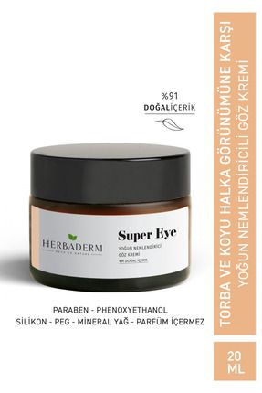 Super Eye Koyu Halka Ve Kırışıklık Karşıtı Kolajen + C Vitamini Nemlendirici Göz Çevresi Kremi