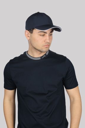 Erkek Marka Logolu Günlük Kullanım Mavi Spor Şapka 24417102-013