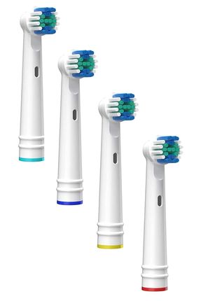Şarjlı Elektrikli Diş Fırçaları ile Uyumlu 4 Adet Yedek Diş Fırçası Başlığı Diş Bakım