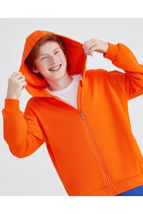 Skechers sweatshirts 2025 kids orange