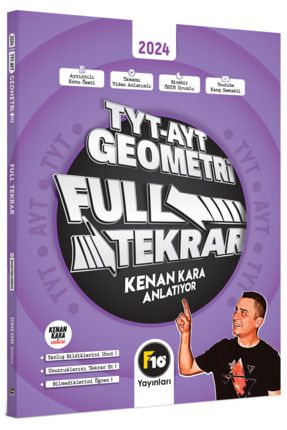 Kenan Kara TYT-AYT Geometri Full Tekrar Video Ders Kitabı