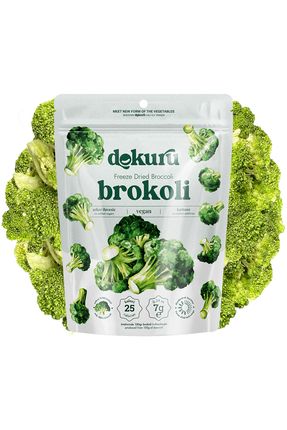 Brokoli Kuru Sebze Cipsi - Dondurularak Kurutulmuş Freeze Dried Çıtır Brokoli Kurusu