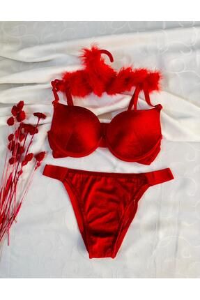 Pocion de cereza Underwear Set - Red - Heart - Trendyol