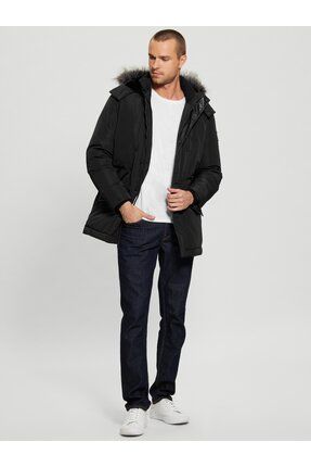 Guess deals black parka