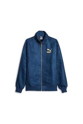 Puma blue track hotsell jacket