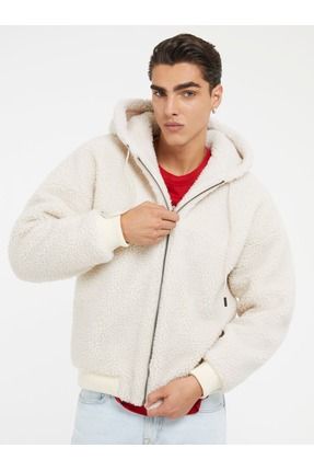 Guess white sales bomber jacket