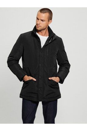 Guess parka mens discount