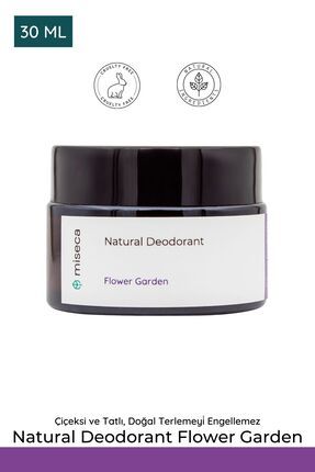 Natural Deodorant Flower Garden 30 ml Doğal Krem Deodorant