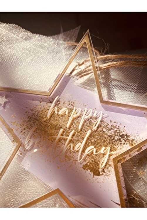 pasta süsü - happy birthday pileksi pasta süsü - yıldız pasta süsü