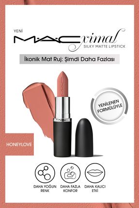 MAC Matte Lipstick Shade 605 HONEYLOVE Full Size .1oz / 3g New In Box SOLD  OUT! 784190280878