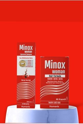 Minox Woman Lipozomal Şampuan 300ml Minox Woman Hair Kapsül