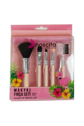 Lucestlkm Makyaj Fırça Seti 5 Li Make-Up Brush Set Professional New