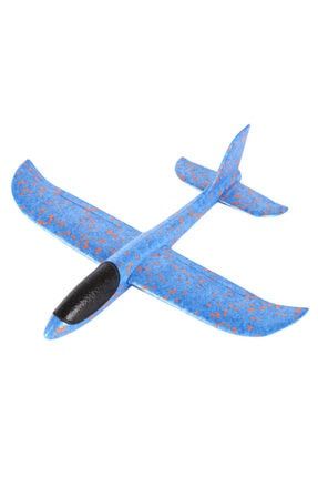 Epp Silikonlu Köpük Planör Uçak Çocuk Eğitici Model Oyuncak Mavi