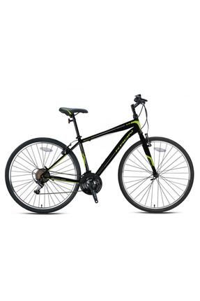 Nomad 3.0 V-fren 28 Jant 21 Vites 18 Inç Şehir Bisiklet 2021 Model Mat Siyah - Yeşil