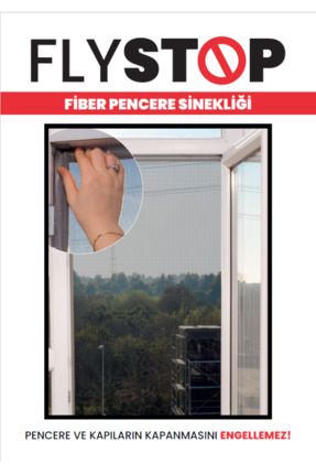 Flystop CIRTBANTLI Fiberglass Pencere Sinekliği 75x125 cm
