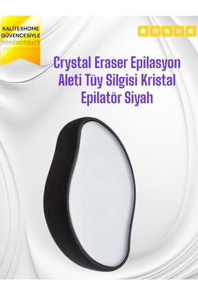 Crystal Eraser Epilasyon Aleti Tüy Silgisi Kristal Epilatör Siyah