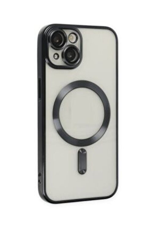 Iphone 13 Kılıf Kamera Ve Lens Korumalı Kablosuz Şarj Uyumlu Arkası Şeffaf Kapak