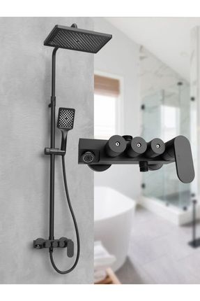208-b Robot Duş Seti Ve Banyo Yan Gagalı Bataryası 3'lu Set Yeni Başlık