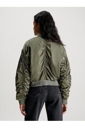 Calvin Klein Kad n Satin Bomber Ceket
