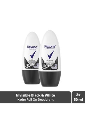Kadın Roll On Deodorant Invisible On Black White Clothes 50 ml X2 Adet