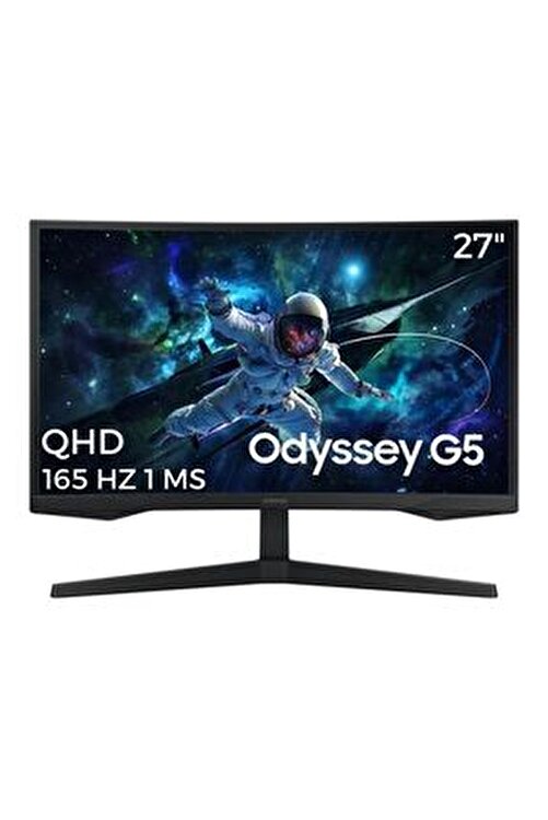 27" Odyssey G5 G55C LS27CG552EUXUF 1ms 165Hz (HDMI+DP) QHD Curved Gaming Monitör