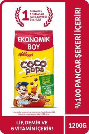 Coco Pops Çikolatalı Buğday Ve Mısır Gevreği 1200 Gr, Lif, Demir Ve 6 Vitamin Içerir