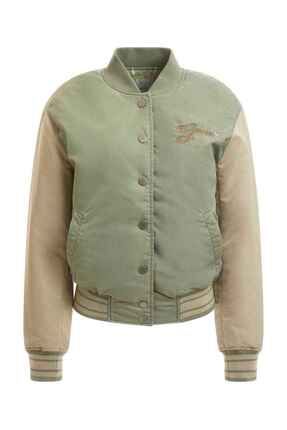 Guess fur bomber discount