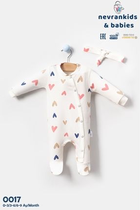 Parça Mevcut Değil Kız Bebek Yeni Doğan Organik Pastel 2'li Tulum Seti Kapüşonlu 6'lı Örme Aquafusi
