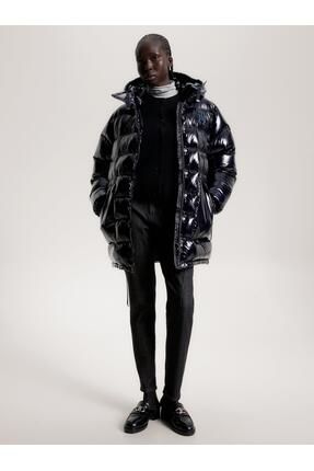 Tommy hilfiger icon high shine sales padded jacket