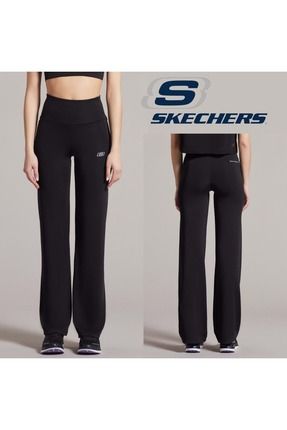 Skechers W Soft Touch Eco Wide Leg Sweatpant Women's Black Sweatpants  S232180-001 - Trendyol