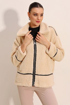Bigdart 5173 Astarl Pelu Ceket Bej Fiyat Yorumlar Trendyol