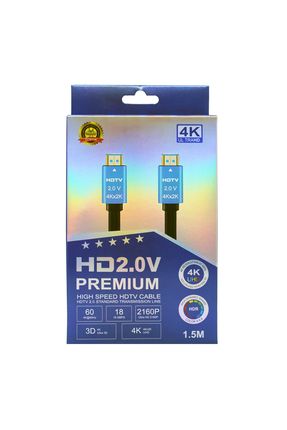HDTV Premium Yüksek hızlı 4K Ultra HD HDMI 2.0 Ses ve Görüntü Kablosu 1.5 Metre
