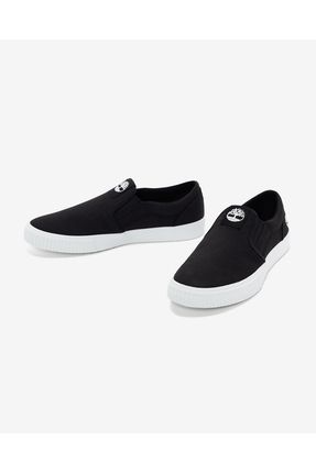 Timberland black slip on shoes cheap