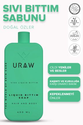 Liquid Bıttım Soap ( Saç ve Cilt İçin Kepek, Kaşıntı Karşıtı Yenileyici ve Onarıcı Bakım Sabunu )