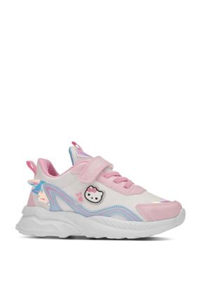 Günlük Kız Çocuk Sneaker Lastik Bağcıklı Hologram Cırtlı Hafif Hello Kitty Ayakkabı